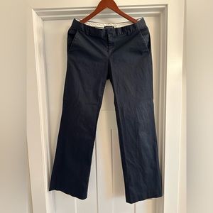 Banana Republic Navy blue suit pants size 8, stretch flair